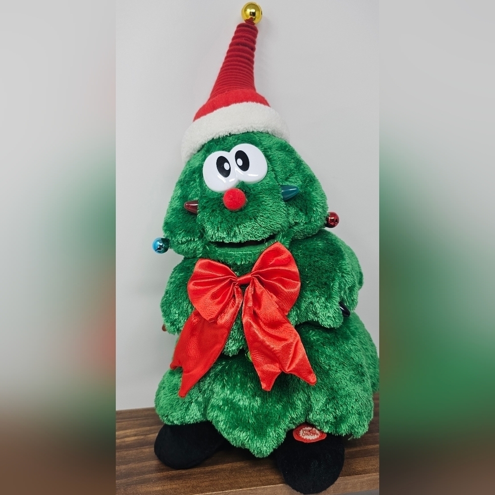Sound & Light Animatronics Rockin Around The Christmas Tree Soft Plush 15" WORKS - Picture 15 of 15